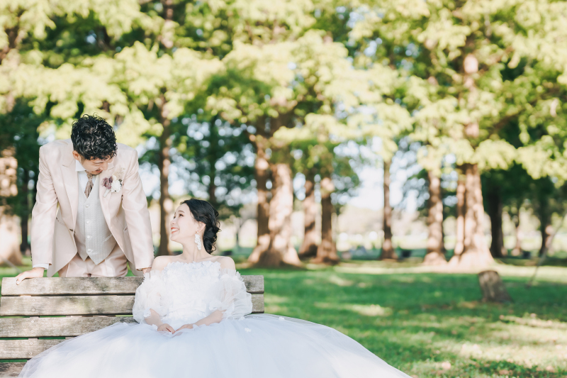 【4月〜6月撮影/平日限定！】水元公園＋スタジオ｜２着目ドレス無料｜全データ納品＆美肌・瘦身補正プレゼント♪＜雨天保証付＞　