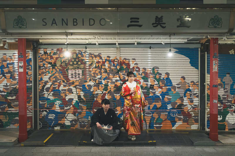 【選べる豪華特典付き】浅草ロケフォト｜白無垢も色打掛着れちゃう和装堪能プラン《土日追加料金無料》