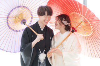 【夏限定8月末まで】美肌痩身補正付！【和装(スタジオ)＆洋装ロケ】スタジオ撮影＆2着目ドレス無料《土日料金無料》