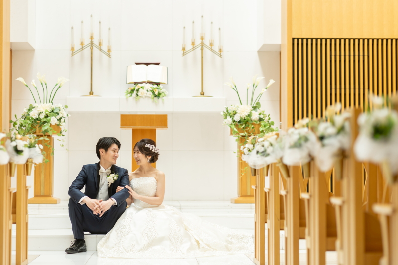 【チャペルフォト】挙式シーン満載！｜まるで結婚式のような挙式フォト！～結婚証明書プレゼント～　同行者も参加OK♪