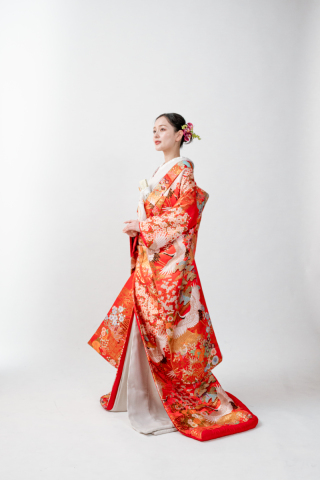 御所庭園飛翔鶴