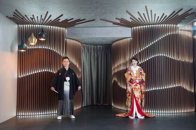 光の回廊のシーンで