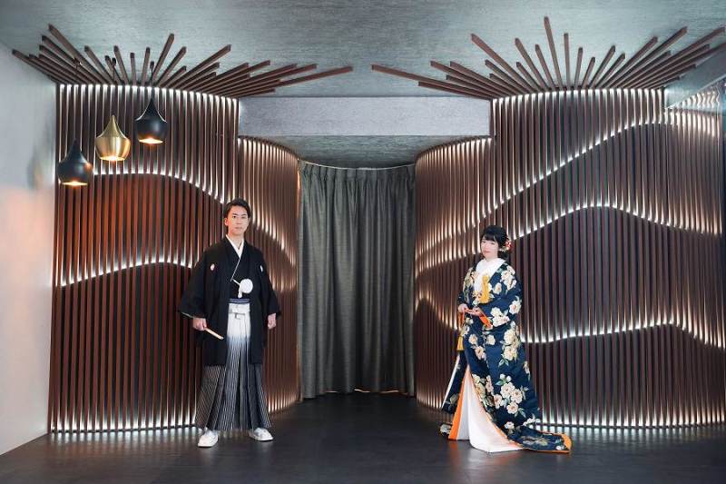 光の回廊のシーンで