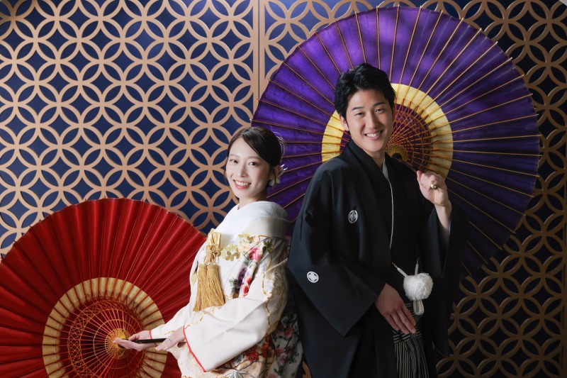 色鮮やかな和傘を