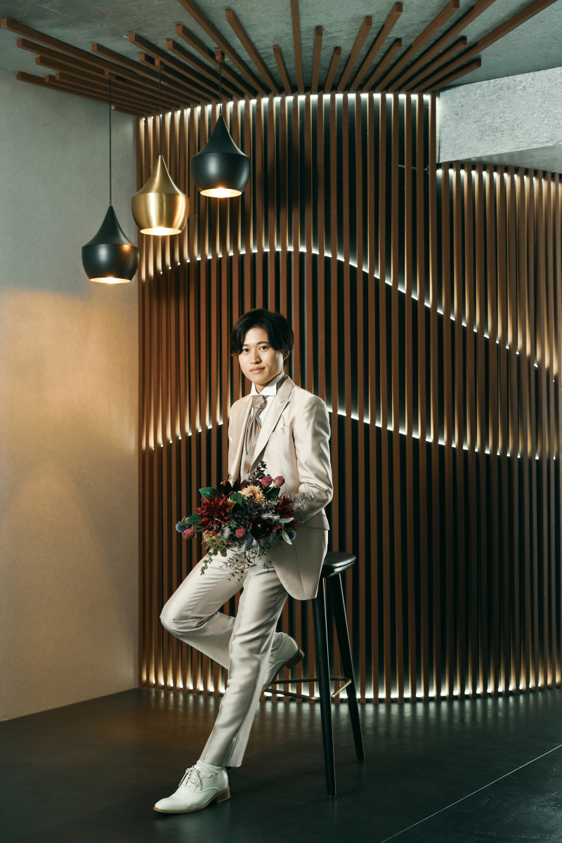 ご新郎様ソロショット