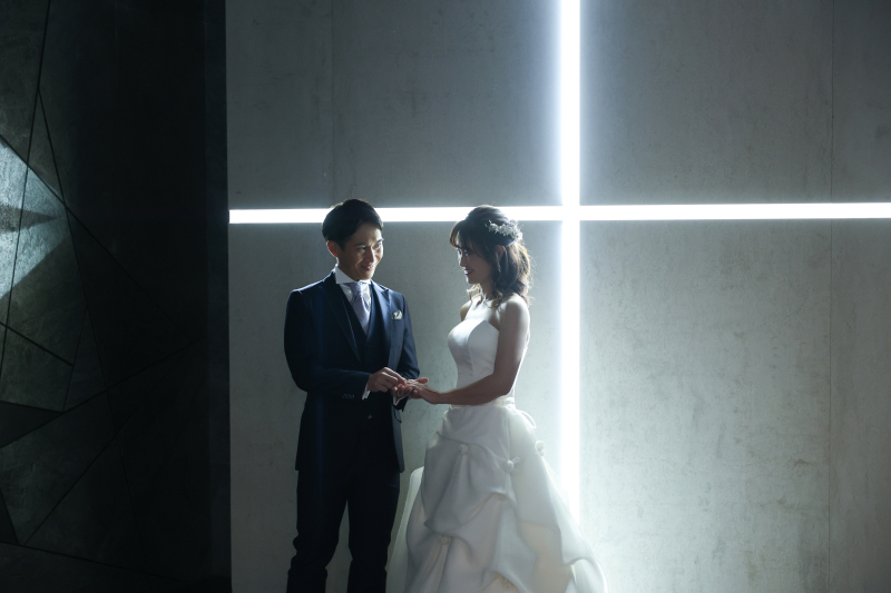 誓いの時を1枚に閉じ込めて