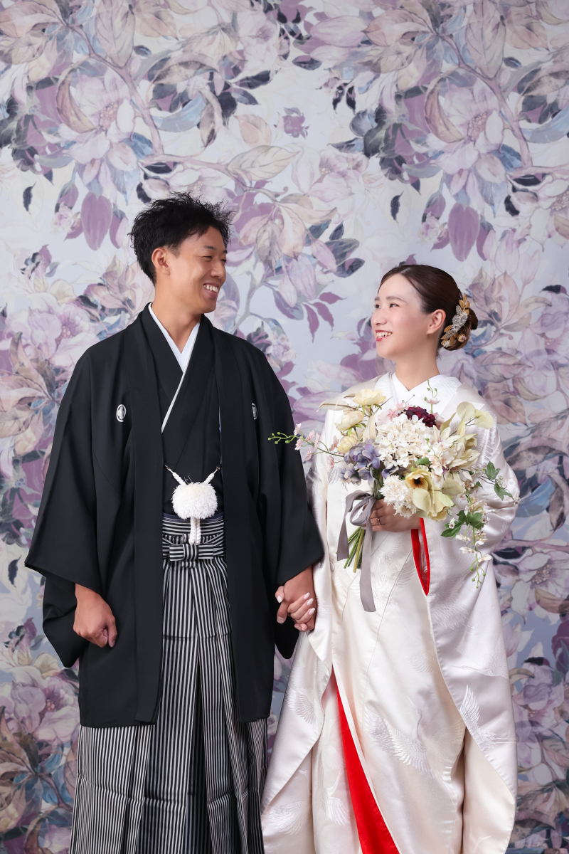 お二人の空気感をそのままに。自然体な見つめ合い