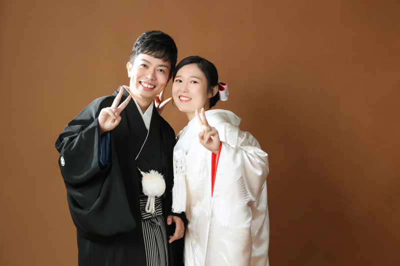 にこやかにおふたりらしく