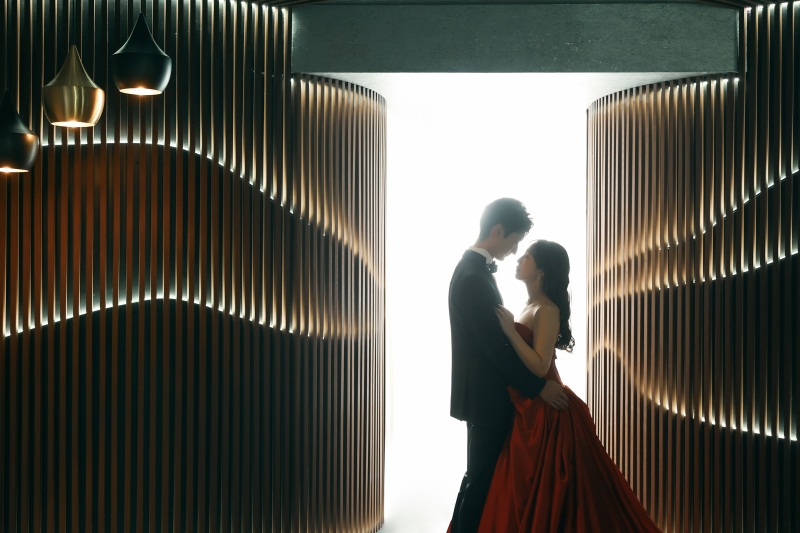 シルエットショットでうっとり