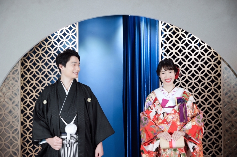 和装もお似合いなおふたり♡