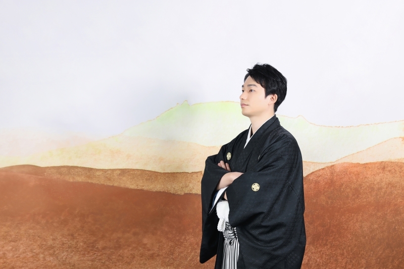 ご新郎様のソロショットも男らしく！