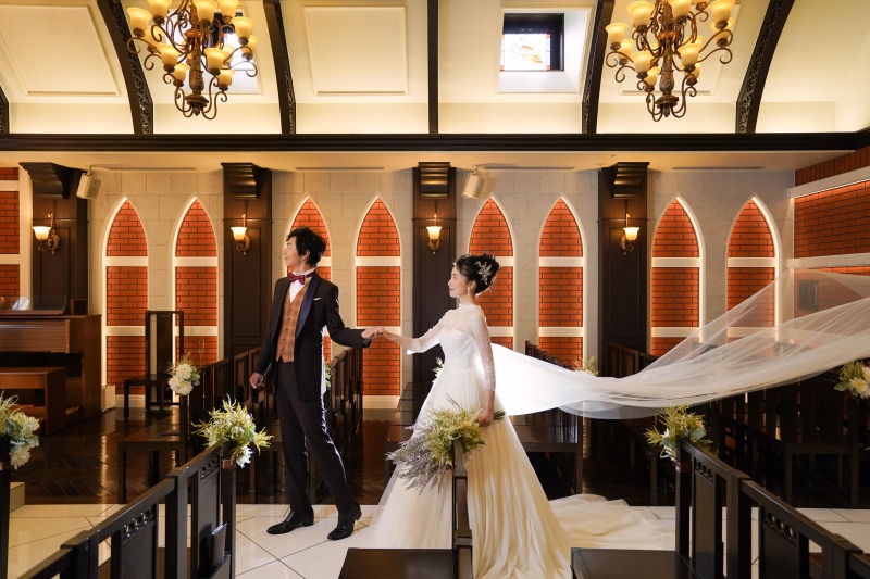 王道のチャペル×タキシード×ウェディングドレス☆