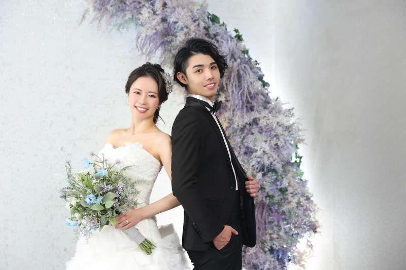 たっぷりの笑顔も