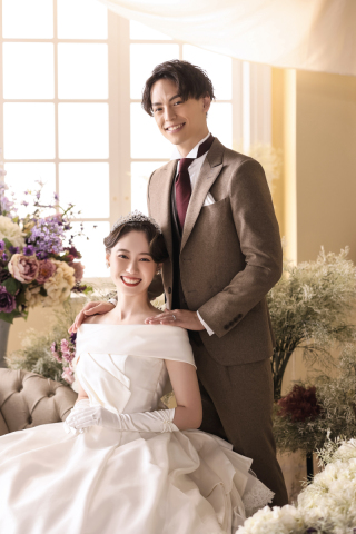 やさしい笑顔が素敵なおとなかわいい1ショット、、♡