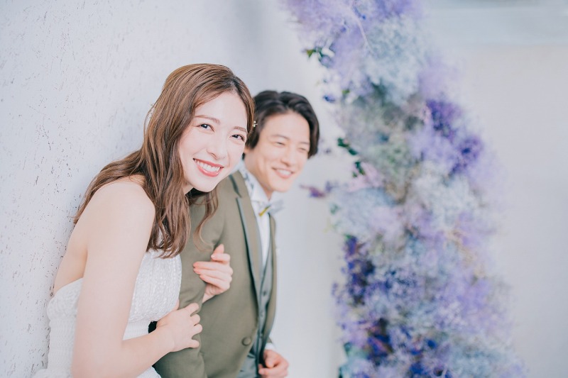 【cotowa台紙セット】リュクスなスタジオで撮影するドレス1着プラン&台紙1面がついたプラン