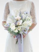 ｸﾗｯﾁﾌﾞｰｹ(ﾎﾜｲﾄ×ﾊﾟｰﾌﾟﾙ) 