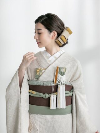 新婦 色掛下 かのこ 白茶