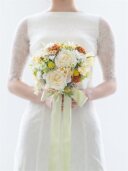 ﾗｳﾝﾄﾞﾌﾞｰｹ(ﾎﾜｲﾄ×ｲｴﾛｰ)