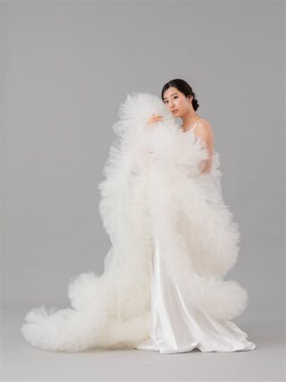 ﾛﾝｸﾞｹｰﾌﾟ(ﾁｭｰﾙﾌﾘﾙ)/400㎝ 