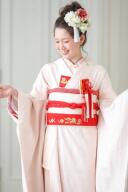  色掛下 雲流花ﾋﾟﾝｸ(正絹) 