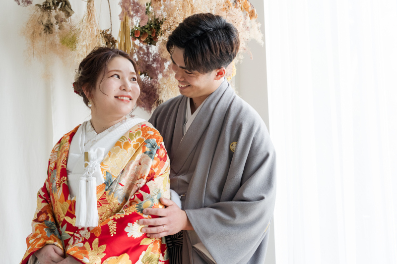 色打掛×色紋服』(撮影日：2024年4月9日/新潟市)｜小さな結婚式