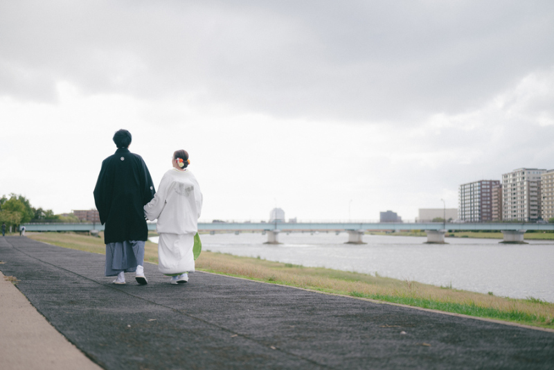 新潟の景色を眺めながら