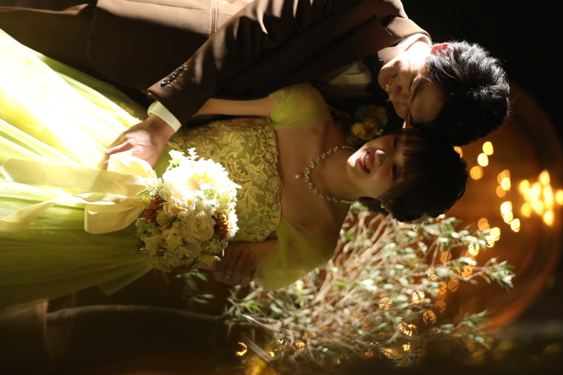 イルミネーションの前で☆☆☆