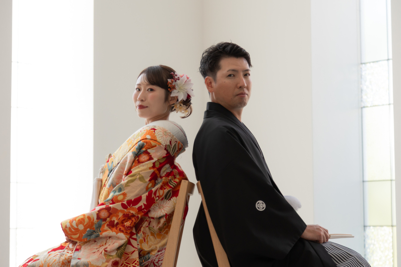 色打掛にチェンジ!