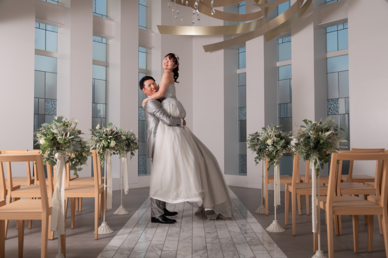 ドキドキの抱っこショット!!