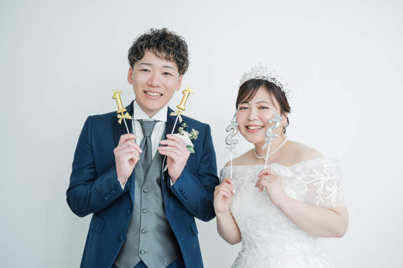 記念日ショットが可愛らしいです^^