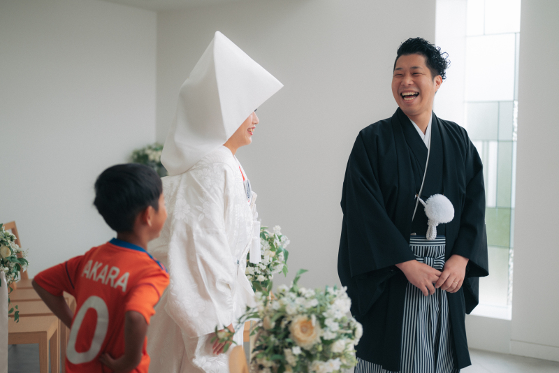 新郎様の反応は…？？