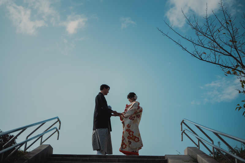 新潟らしく、やすらぎ提での撮影