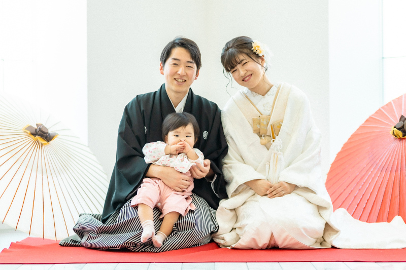 お子様とご一緒にフォトウェディング