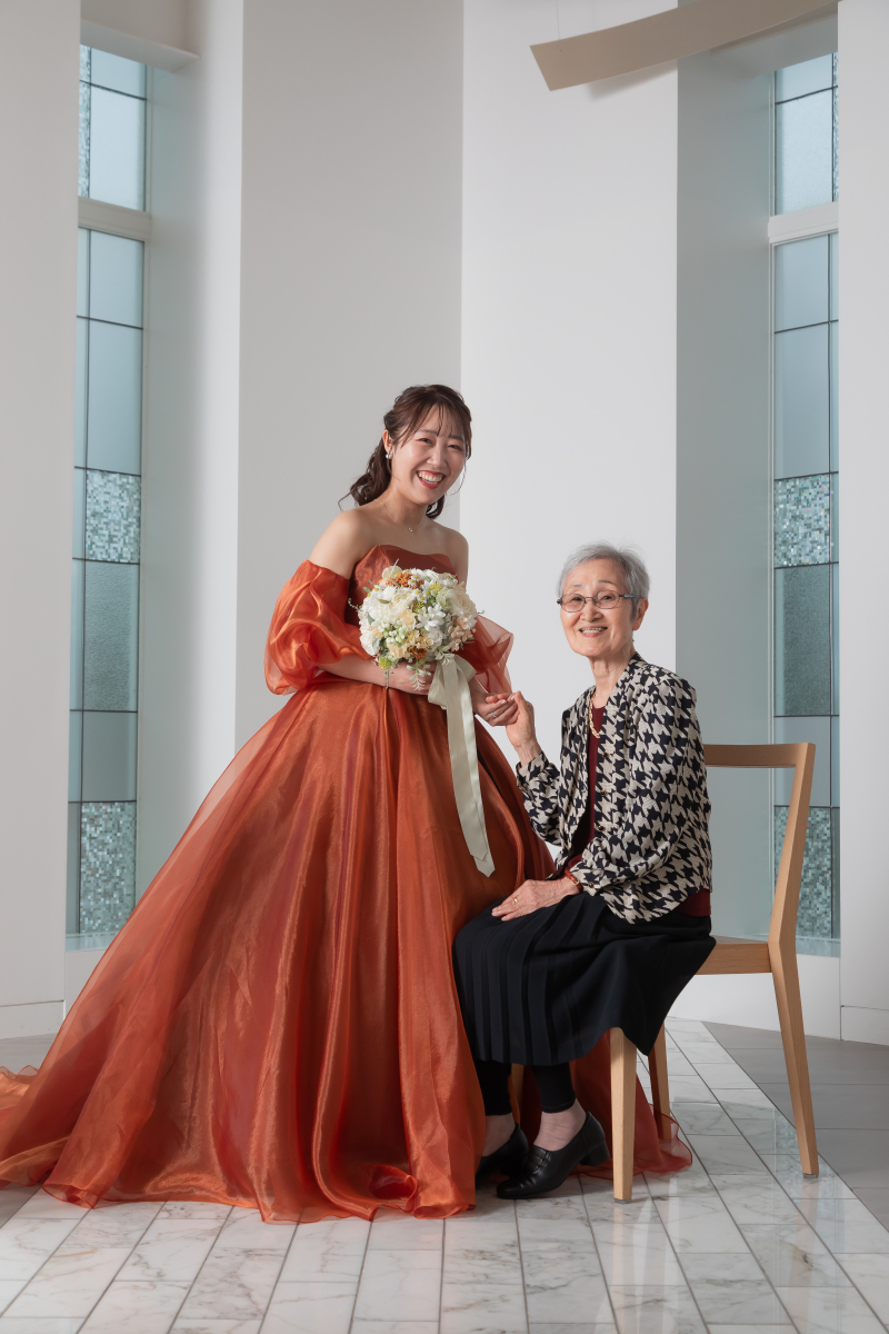 大好きなおばあちゃんと一緒に