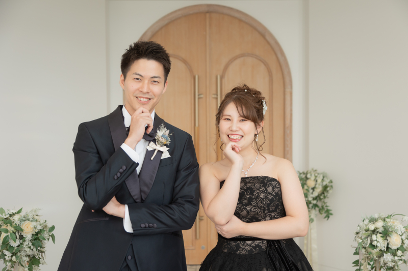 同じポーズでにっこりと^^