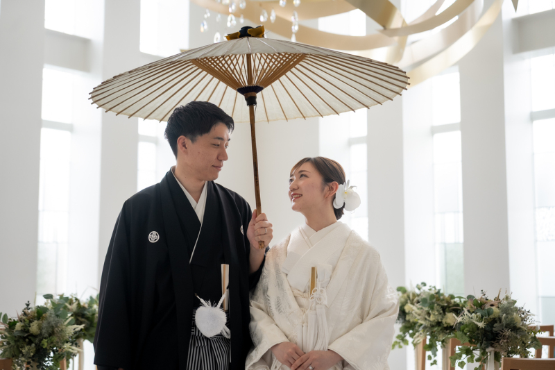 向かい合ったお二人もとってもキュート！