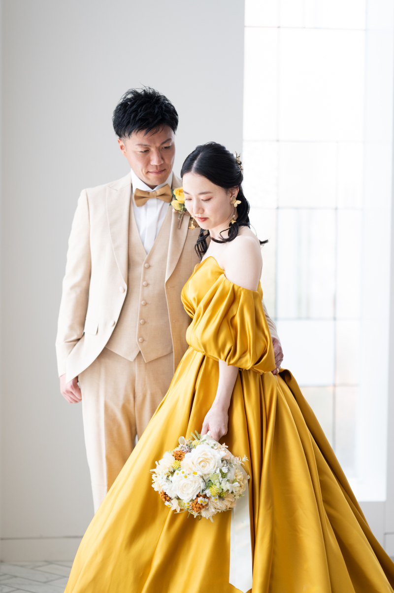 ドレスとタキシードの組み合わせ☆