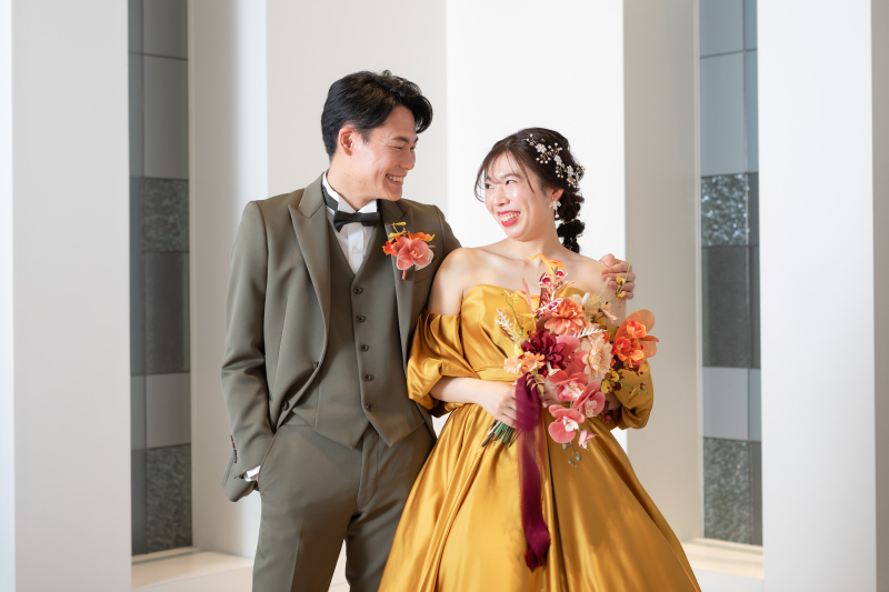 お気に入りのドレスで