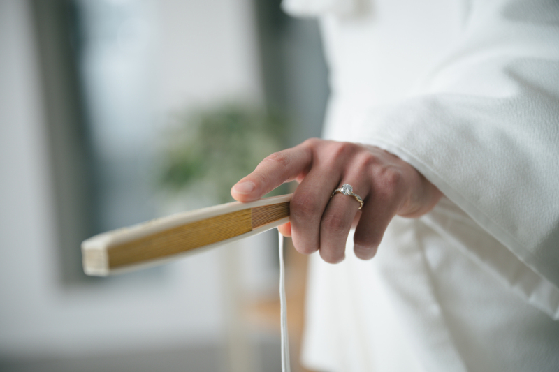 白無垢の美しさが際立つ素敵なショット