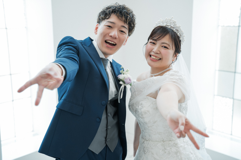 にっこり笑顔でピース!!