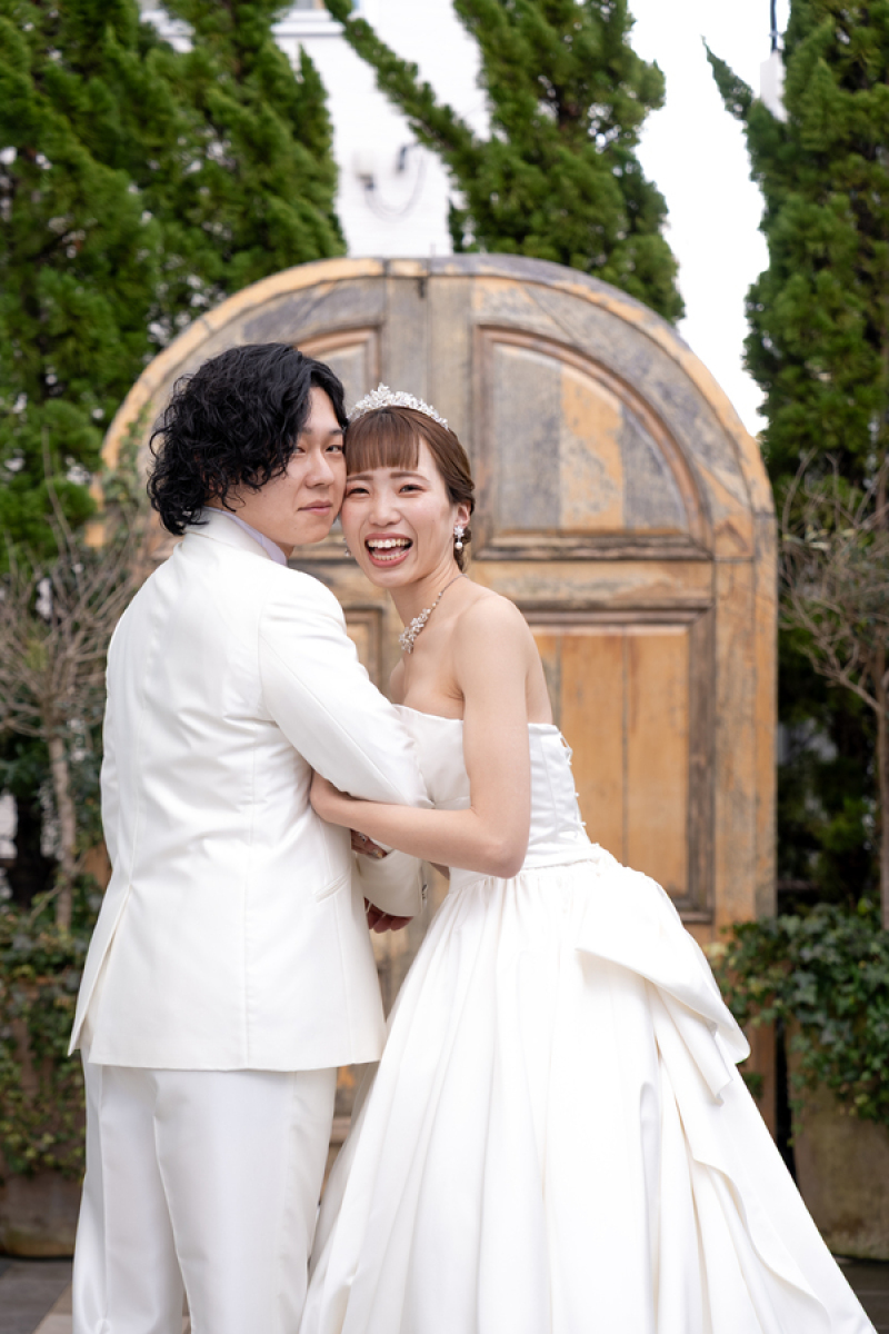 抱きつきショット