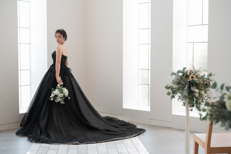 カラードレスにチェンジ♪