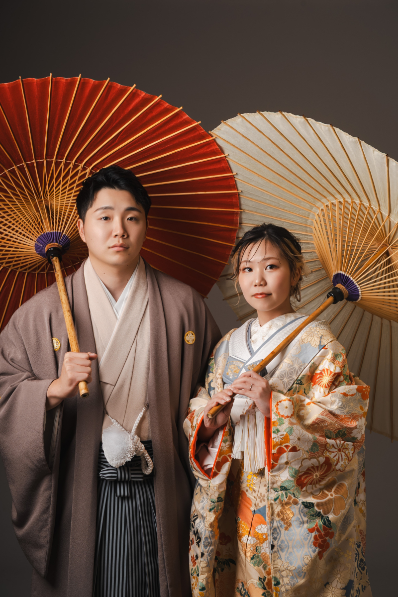 和装はシンプルな背景でカッコよく!!