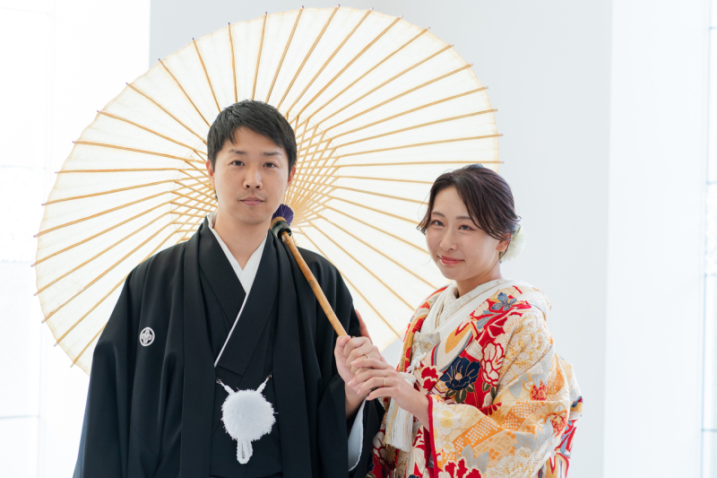 華やかな色打掛にチェンジ★