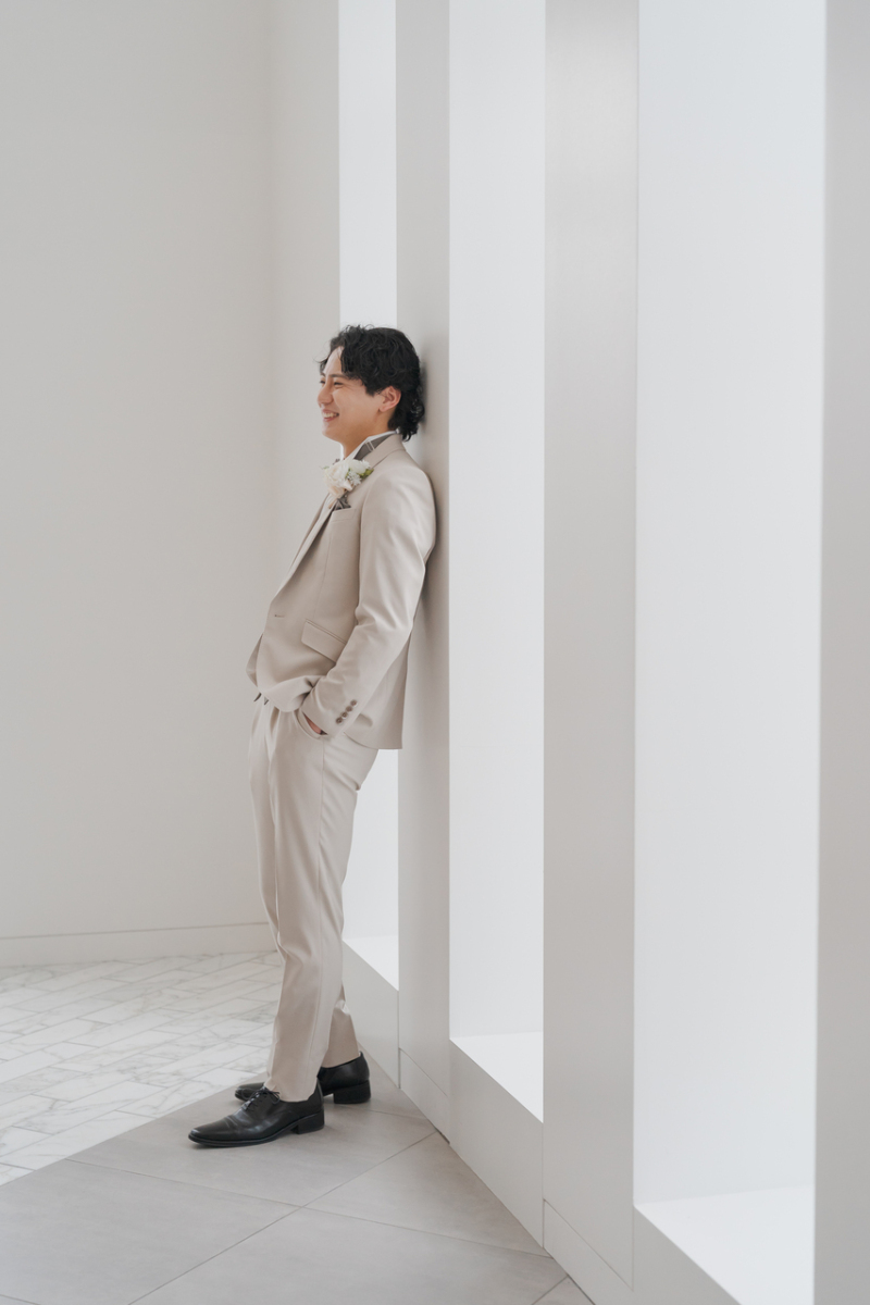 新郎様のソロショット！