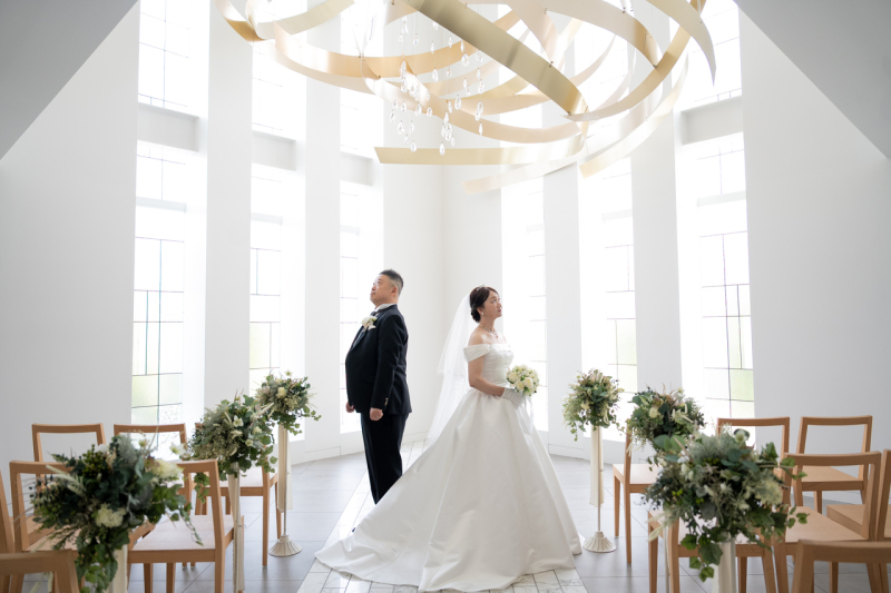 真っ白なチャペルでのご撮影