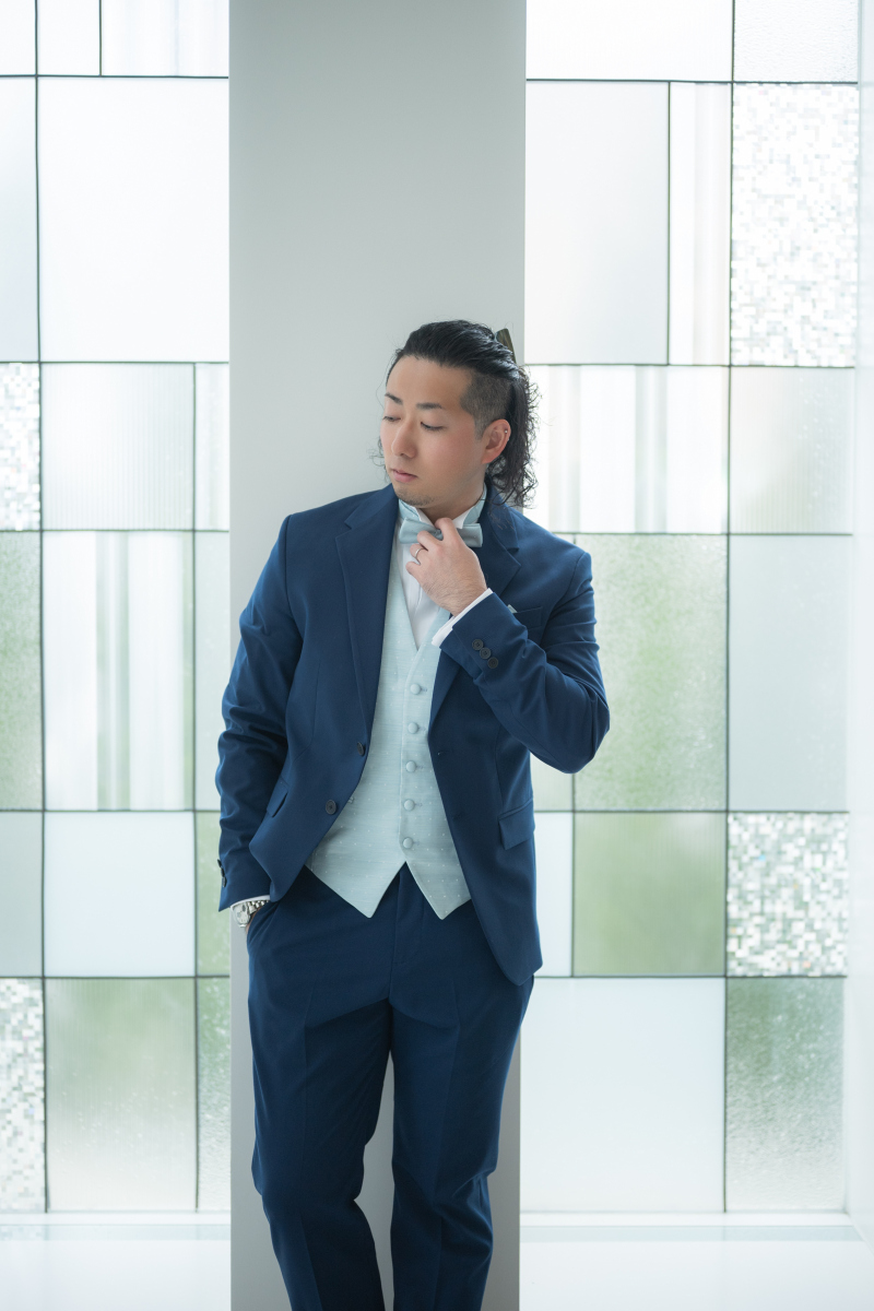 新郎様のタキシードは・・・