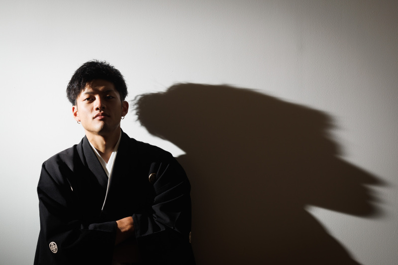 新郎様のソロショットはクールに