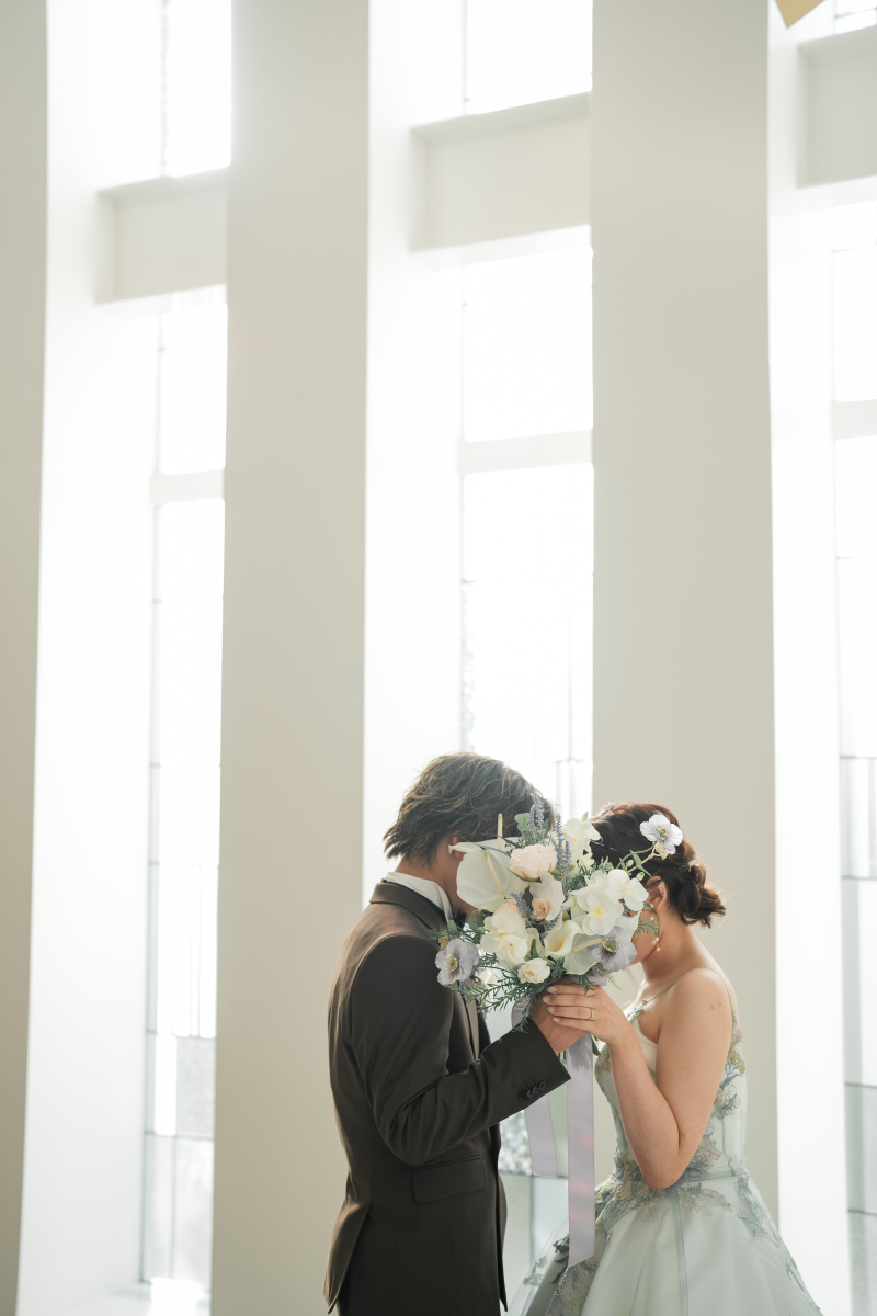 ブーケで秘密のショット