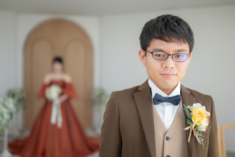 カラードレスとカラータキシードにチェンジ★★★